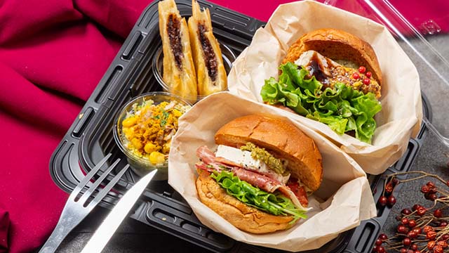 大人の遊び心を添える個性派バーガー