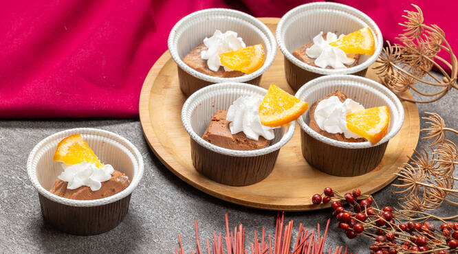 〆にぴったり!自家製の「オランジェットチョコテリーヌ」