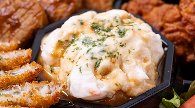 ステーキソースでたのしむポテトサラダ