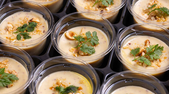 季節野菜のブルーテ(ムース)