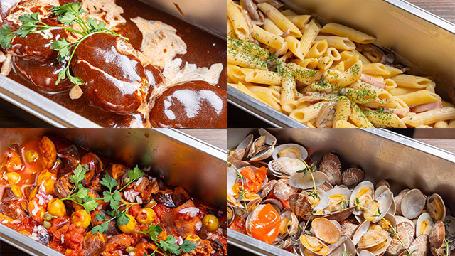 全プラン加熱式容器使用でお料理をずっと美味しく