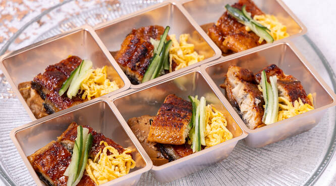 ふわとろ鰻は3500円プラン限定