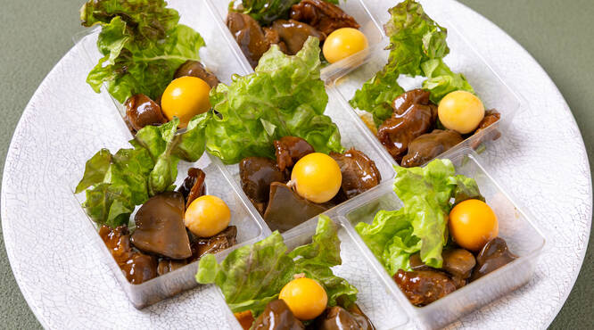 山梨ソウルフード　甲州鶏もつ煮