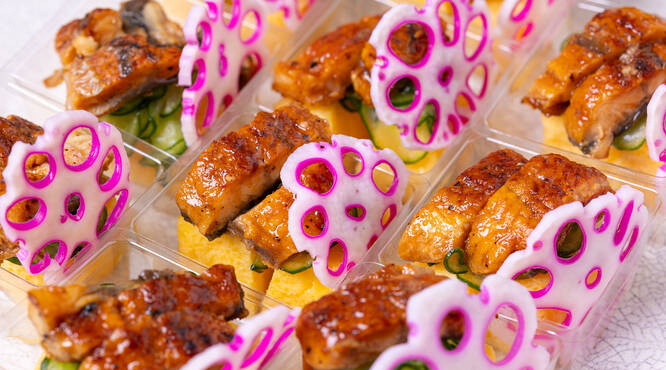 鰻の香ばし焼きと胡瓜の爽やか酢