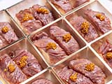 全プランに登場!リピーター続出の「絶品和牛肉寿司」
