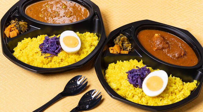 魯珈のキーマカレー・チキンカレー