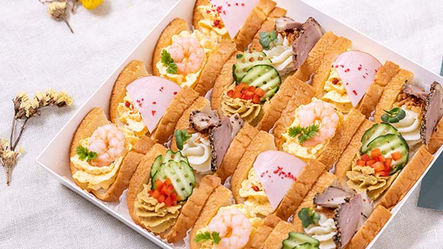 華やかなおもてなしを叶える惣菜サンド