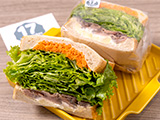サンドイッチ1つで1食分満足のボリューム