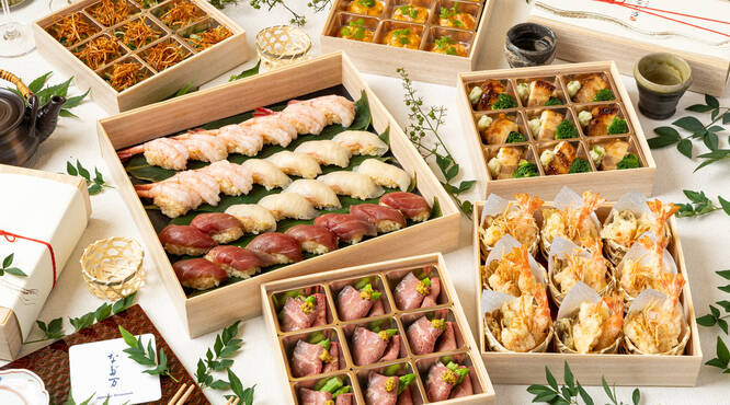 鮨を主役に華やかなひとときを