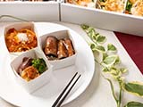 小分けスタイルで歓談もスマートに